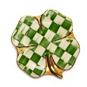 Mackenzie Childs Limited Lucky Clover Plate